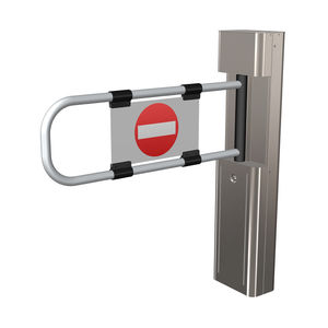 access control barrier / pivoting / steel / for public buildings