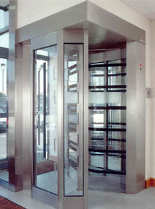 security turnstile / metal / for public buildings