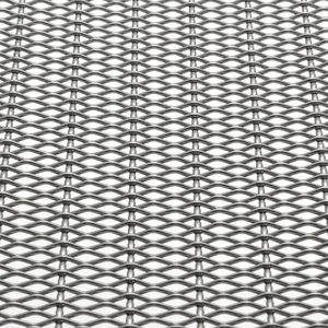 curtain wall metal mesh / for facades / cladding / solar shading