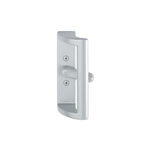 sliding door handle / aluminum / contemporary / with lock