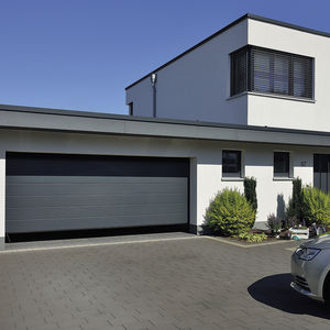 sectional garage doors / polyurethane foam / automatic / insulated