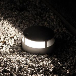 garden bollard light / urban / contemporary / cast aluminum