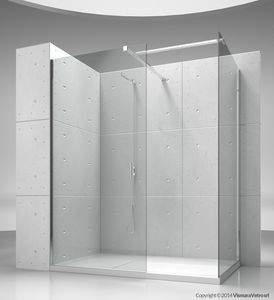 fixed shower screen / corner