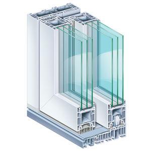 glass sliding door system