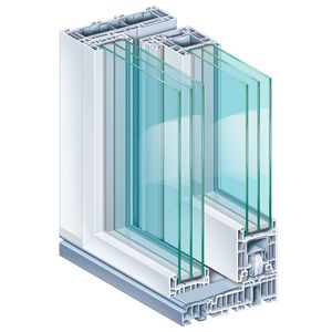 glass sliding door system