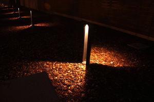 urban bollard light / contemporary / metal / LED