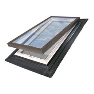 projection roof window / wooden / double-glazed / insulated