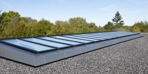 projection roof window / wooden / metal / double-glazed