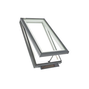 projection roof window / wooden / aluminum / double-glazed