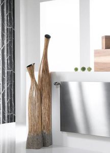 hot water radiator / stainless steel / contemporary / horizontal