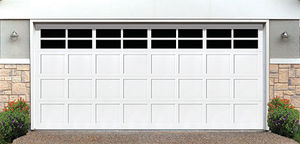 sectional garage doors / wooden / automatic