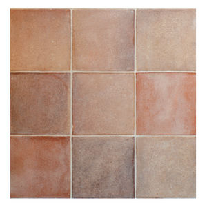 indoor tile / for floors / terracotta / plain