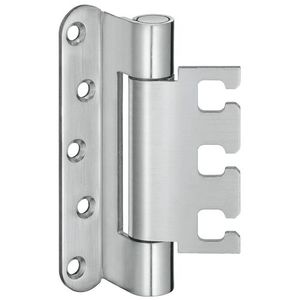 swing fire door hinge / stainless steel / concealed