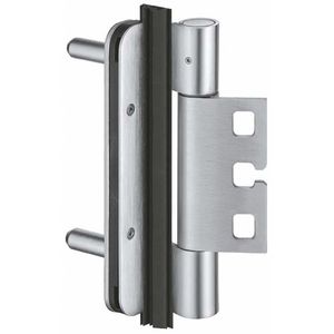 swing fire door hinge / stainless steel / concealed