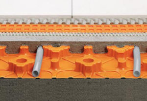 thermal-acoustic insulation / expanded polystyrene / for underfloor heating / panel