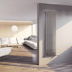 hot water radiator / metal / contemporary / tube