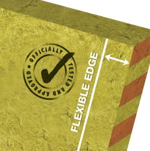 thermal-acoustic insulation / stone wool / exterior / for flooring