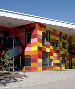 composite cladding / fiberglass / smooth / panel