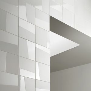 indoor tile / wall / ceramic / rectangular