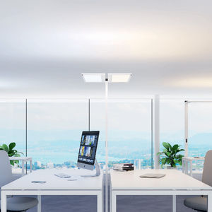 floor-standing lamp / contemporary / aluminum / dimmable
