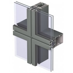 spandrel curtain wall / aluminum and glass