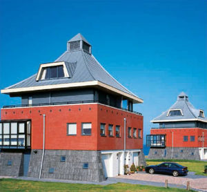 zinc roofing panel / standing seam