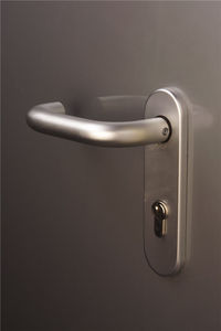 swing industrial door / stainless steel / interior