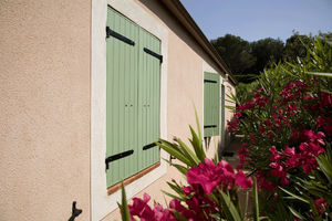 swing shutters / aluminum / window / thermal break