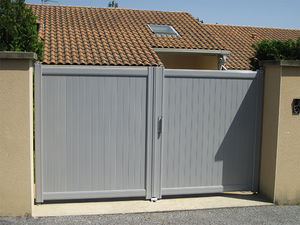 swing gate / sliding / aluminum / panel