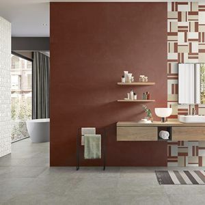indoor tile / wall / ceramic / concrete look