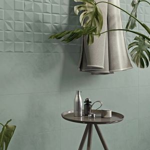 indoor tile / wall / ceramic / concrete look