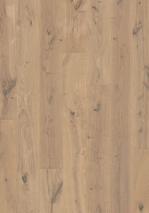 engineered parquet floor / glued / floating / oak