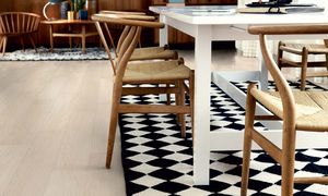 HDF laminate flooring / wood look / click-fit laminate flooring / PEFC-certified