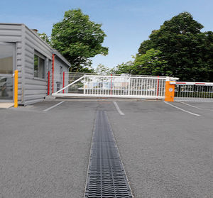 road drainage channel / cast iron / slot