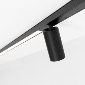 LED track light / round / aluminum / commercial