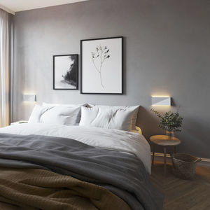 contemporary wall light / aluminum / LED / rectangular