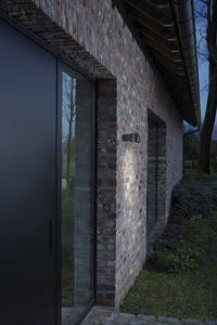 contemporary wall light / garden / metal / LED