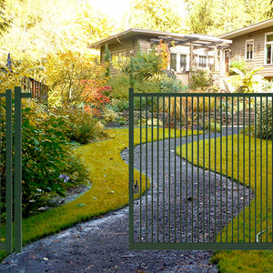 sliding gates / metal / with bars / home