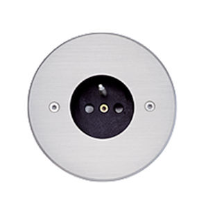 power socket / wall-mounted / brass / traditional