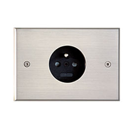 power socket / wall-mounted / brass / traditional