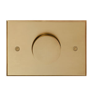 light dimmer switch / rotating / metal / contemporary
