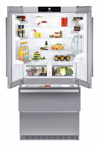 refrigerator with drawer / gray