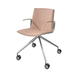 contemporary office chair / on casters / star base / with armrests