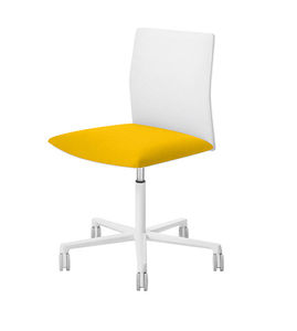 office chair / contemporary / adjustable / on casters