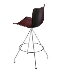bar chair / contemporary / with washable removable cover / swivel