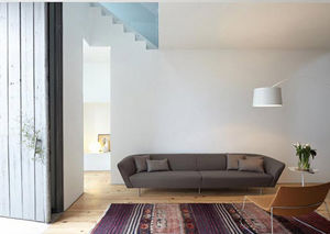 contemporary sofa / wooden / leather / by Lievore Altherr Molina