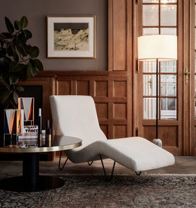 floor-standing lamp / contemporary / fabric / marble