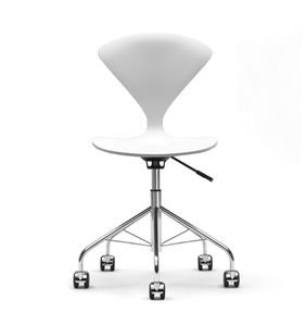 contemporary office chair / swivel / adjustable / on casters