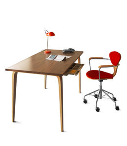 walnut desk / contemporary