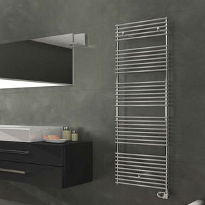 electric towel radiator / stainless steel / contemporary / bathroom